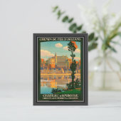 Vintage Reis France, Amboise Castle - Briefkaart (Staand voorkant)