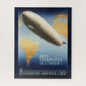Vintage reis - Graf Zeppelin Legpuzzel (Verticaal)