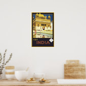 Vintage-reis, India Poster (Keuken)