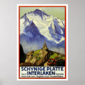 Vintage-reis, Interlaken Poster (Voorkant)