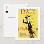 Vintage reis Italië - Briefkaart (Voorkant / Achterkant)