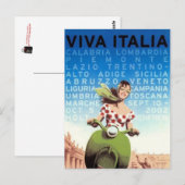 Vintage reis Italië - Briefkaart (Voorkant / Achterkant)