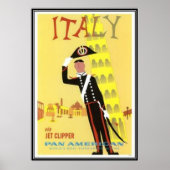 Vintage reis Italië - Poster (Voorkant)