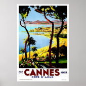 Vintage-reis, kanen poster (Voorkant)