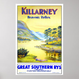 Vintage-reis, Killarney Poster