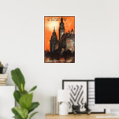 Vintage-reis, Krakow Poster (Thuiskantoor)
