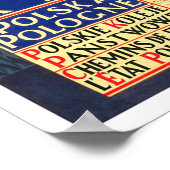 Vintage-reis, Krakow Poster (Hoek)