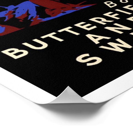 Vintage-reis, Kuling China Poster (Hoek)