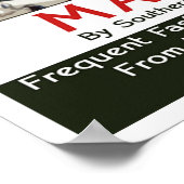 Vintage-reis, Margate Poster (Hoek)