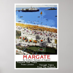 Vintage-reis, Margate Poster