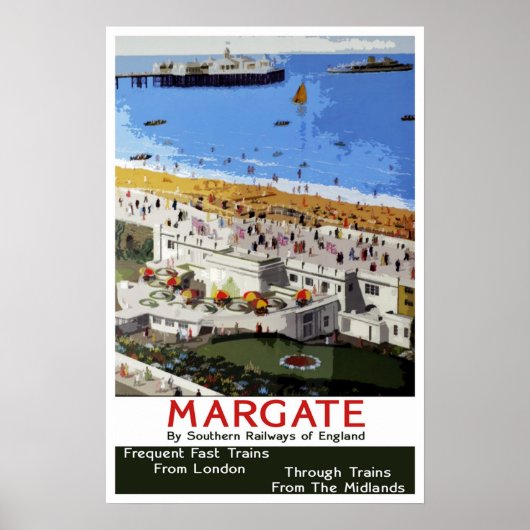 Vintage-reis, Margate Poster (Voorkant)