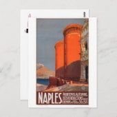 Vintage Reis Napels, Rome - Briefkaart (Voorkant / Achterkant)