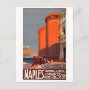 Vintage Reis Napels, Rome - Briefkaart