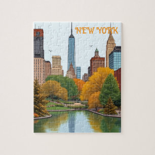 Vintage reis New York City Central Park Legpuzzel