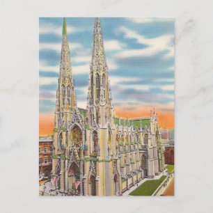 Vintage-reis New York City USA - Briefkaart