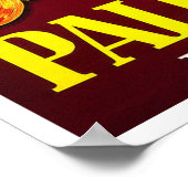 Vintage-reis, Palestina Poster (Hoek)