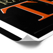 Vintage-reis per trein poster (Hoek)