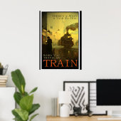Vintage-reis per trein poster (Thuiskantoor)