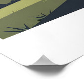 Vintage reis poster van de haven van Sydney (Hoek)