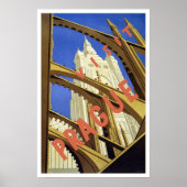 Vintage-reis, Praag Poster (Voorkant)