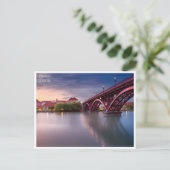 vintage reis retro Maribor Slovenië Slovénie Briefkaart (Staand voorkant)