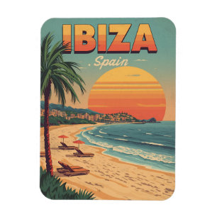 vintage reis Spanje IBIZA Balearen geschenken Magneet