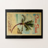 Vintage-reis van de mantel Caca Beach Legpuzzel (Horizontaal)