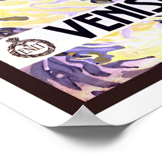 Vintage-reis, Venetië Poster (Hoek)