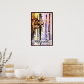 Vintage-reis, Venetië Poster (Keuken)