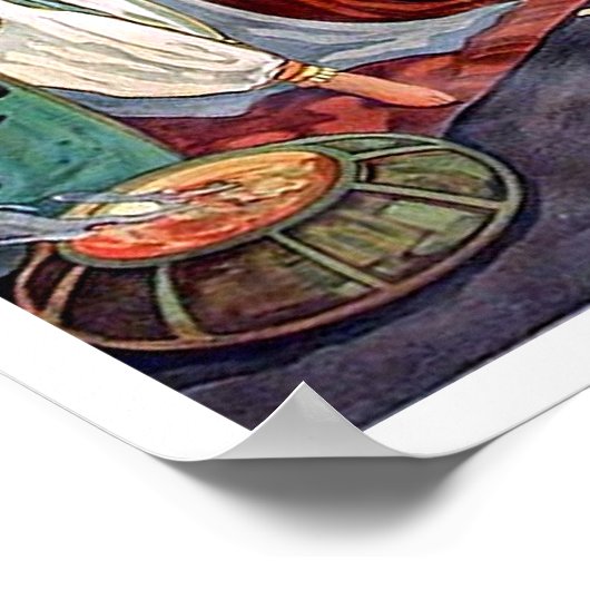 Vintage-reis, White Star Line Poster (Hoek)