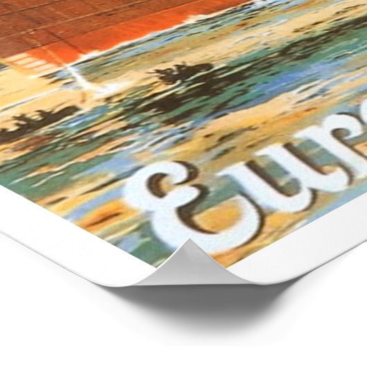 Vintage-reis, White Star Line Poster (Hoek)