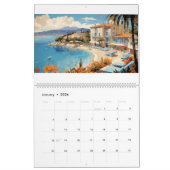 Vintage reisavonturen kalender (Jan 2026)