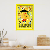 Vintage reisbureau poster, Portugal Poster (Keuken)