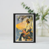 Vintage reisbureau poster, Veracruz, Mexico, Briefkaart (Staand voorkant)