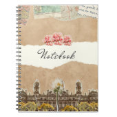 Vintage reisherinneringen - gepersonaliseerd Notit Notitieboek (Voorkant)