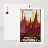 Vintage reisje Italië, Ravenna - Briefkaart (Voorkant / Achterkant)