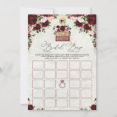 Vintage reiskaart Vrijgezellenfeest Bingo Game Kaa Kaart (Voorkant)