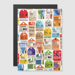 Vintage reiskaartenpatroon.