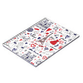 Vintage: Reislijnpatroon Notitieboek (Linkerzijde)