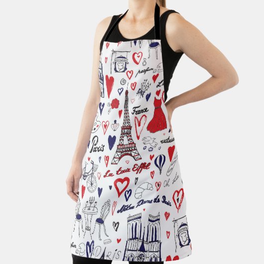 Vintage: Reislijnpatroon Schort (Insitu)