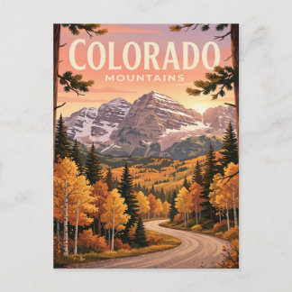 Vintage Reisposter | Colorado Briefkaart