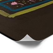 Vintage reisposter India Poster (Hoek)