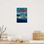 Vintage reisposter Lago di Como Poster (Keuken)