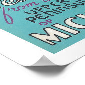 Vintage reisposter op het schiereiland Michigan Poster (Hoek)