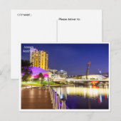 vintage reisretro Adelaide Australië Australië Aus Briefkaart (Voorkant / Achterkant)