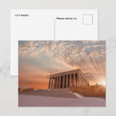 Vintage reisstad Ankara Turkije vakantie retro Briefkaart (Voorkant / Achterkant)