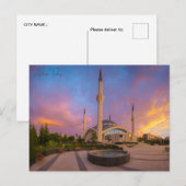 Vintage reisstad Ankara Turkije vakantie retro Briefkaart (Voorkant / Achterkant)