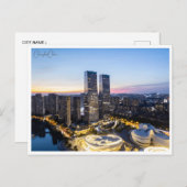 Vintage reisstad Changsha China Chinese retro Briefkaart (Voorkant / Achterkant)