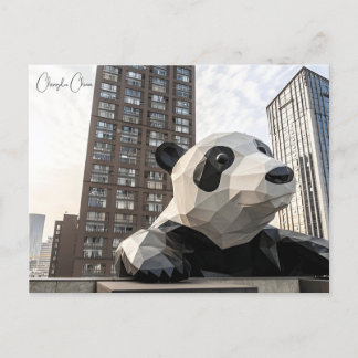 Vintage reisstad Chengdu China Oost-Azië Briefkaart