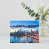 Vintage reisstad chongqing China retro vakantie Briefkaart (Staand voorkant)